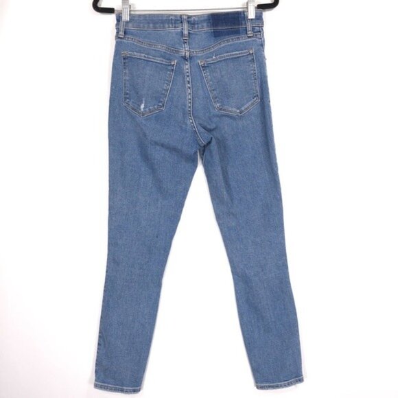 Abercrombie & Fitch The Super Skinny Ankle High Rise Jeans Size 27/4 Women’s - Picture 2 of 12